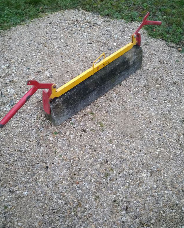 Appareil de levage pour bordures