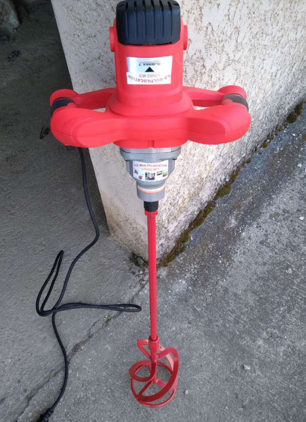 Malaxeur électrique LEMAN – 2 Vitesses, Diamètre 120 Mm, Pour Peinture, Enduit, Colle