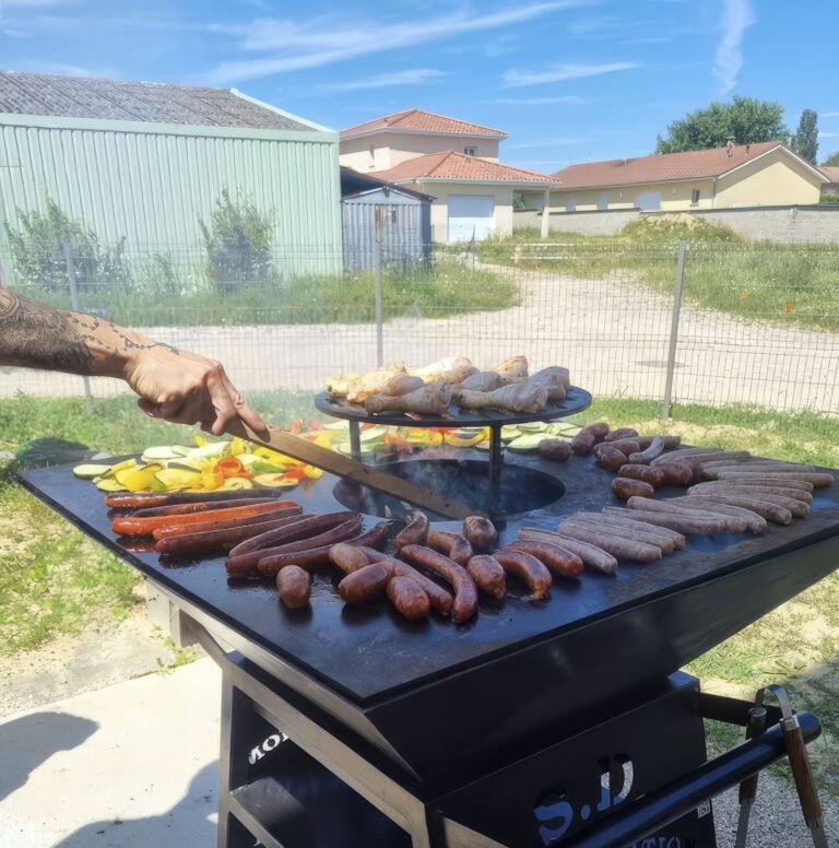 GRANDE PLANCHA BRASERO 1m x 1m